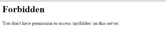 forbidden folder website