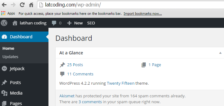 login my wordpress dashboard