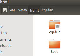 cgi bin inside www html apache