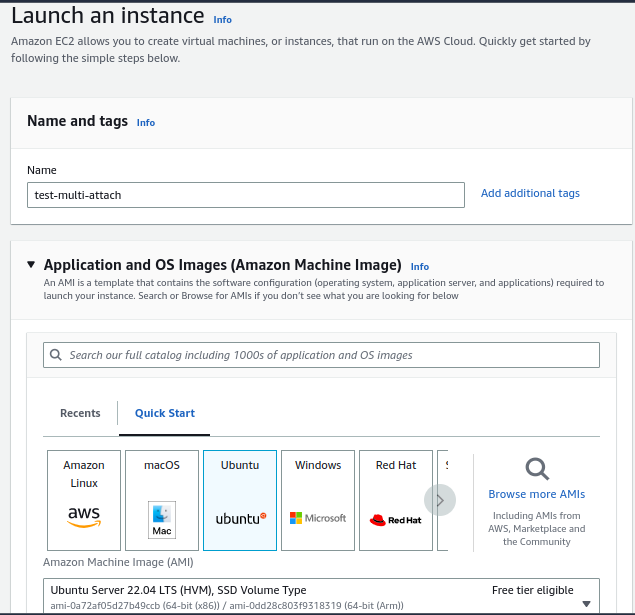 Attach volume EBS ke banyak instance EC2