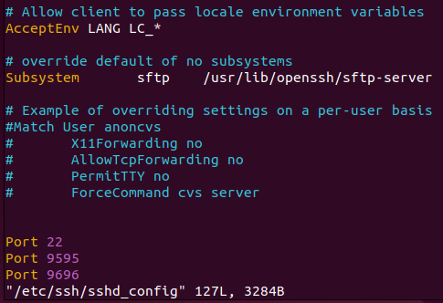 Setup beberapa port SSH di Ubuntu